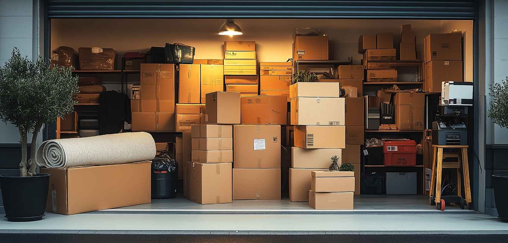 Box de stockage sécurisé entre deux logements au Luxembourg